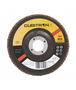 3M™ Cubitron™ II Δίσκος Λείανσης Flap Υπο Γωνία 967A 125 x 22,23mm
