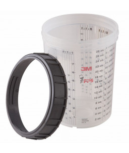 3M™ PPS™ 1.0 Cup & Collar Large 16023 850ml