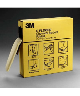 3M™ Chemical Sorbent Folded C-FL550DD/P-F2001 120 mm x 15.2 m
