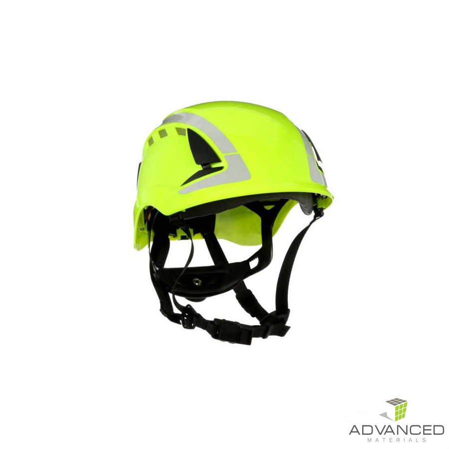3M™ SecureFit™ X5014VE-CE Safety Helmet, Vented, 1000V, CE, Hi-Viz Green