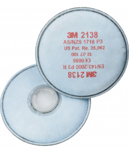 3M™ Particulate Filter with Nuisance Level Organic Vapour/Acid Gas Relief 2138 P3 R