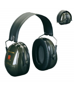 3M™ PELTOR™ Optime™ II Earmuffs, 31 dB, Green, Headband, H520A-407-GQ
