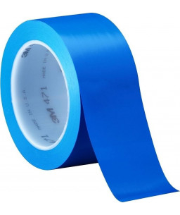 3M™ Lane and Safety Marking Tape 471F, Blue, 50mm X 33M
