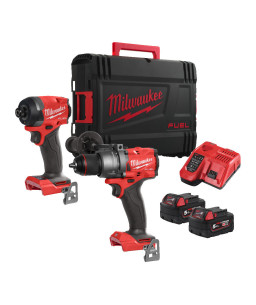 MILWAUKEE 4933480873 M18 FUEL™ FPP2A3-502X HAMMER DRILL/DRIVER + IMPACT DRIVER