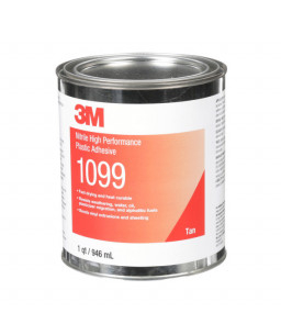 3M™ 1099 Nitrile High Performance Plastic Adhesive , Tan, 1 L