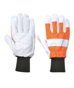 A290 - Oak Chainsaw Protective Glove (Class 0) Orange