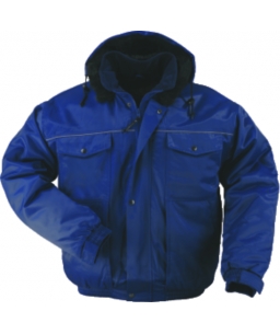 MO57640 BEAVER Μπουφάν ψύχους/Jacket ψυγείου με λάστιχο στη μέση, Μπλε