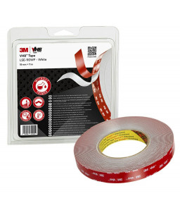 3M™ VHB™ Tape™ Double Sided LSE-110WF, White 19mm x 11m