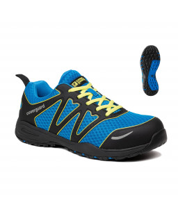 9GYP210 GYPSE SAFETY SHOES LOW BLUE AND BLACK S1P SRA